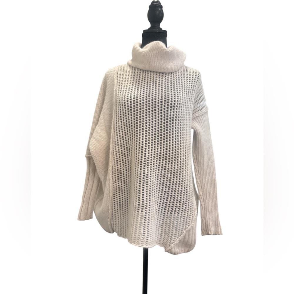 Hunkydory Stockholm Women’s Cream Wool Turtleneck Size S